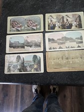 6 Stereoview US Military Cards picture