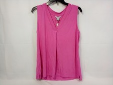 Tommy Bahama Women's Kauai V-Neck Sleeveless Tank Top Very Berry Size M picture