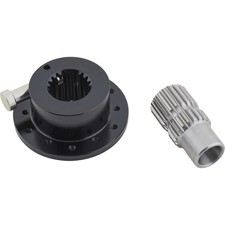 6-bolt Black Quick Release Steering Wheel Hub Splined, 3/4
