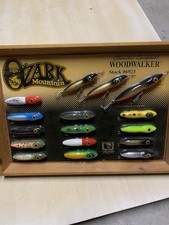 *Vintage* Luhr Jensen, Ozark Mountain Charlie Campbell Woodwalker Display Board picture