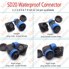 SD20 1-14pin Waterproof Connector, IP67 Electrical  Aviation Industrial Plug picture