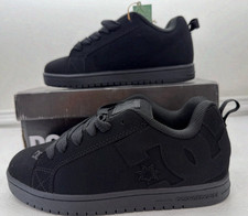 DC Shoes Court Graffik Men's Skate Shoes Black Black Chunky Sneakers picture