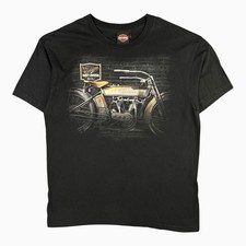 Vintage Y2K Harley Davidson Genuine Oil Shirt West Branch Michigan picture