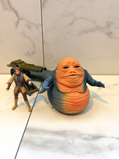 Hasbro Star Wars Jabba the Hutt Action Figure Lot w/ Human Figure & Cannon picture