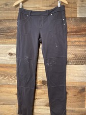 Athleta Bettona Jegging Pants Women's Large L Black Pull On Stretch Jeans picture