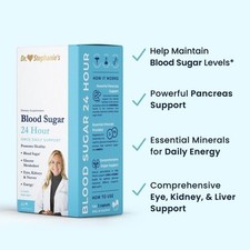 Dr Stephanie's Blood Sugar Support 24 Hour Once Daily 60ct Exp 2028 Supplement picture