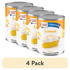 (4pack) Duncan Hines Comstock Original Lemon Crème Pie Filling and Topping,21 oz picture