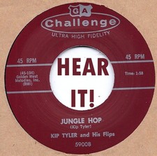 ROCKABILLY REPRO -  CHALLENGE  - KIP TYLER – JUNGLE HOP / OOH YEAH BABY picture