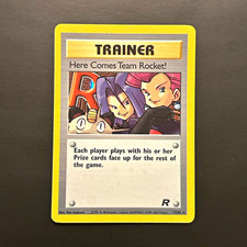 Pokemon TCG Here Comes Team Rocket 15/82 Team Rocket Cosmo Holo LP picture