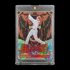 SHOHEI OHTANI SHIMMER HOLO GRIZZLY BEAR FOIL CARD 2022 Panini Donruss - Dodgers picture