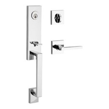 Baldwin SCSEAxSQULCSR2606LDSCKYKD Seattle Single Cylinder Handleset , Chrome picture