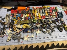VTG Micro Machines Lot Of Over 110 Pieces Military Cars Planes And More Look picture
