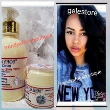 2pc Authentic Golden Face lightening body lotion & face cream set with vitamin E picture