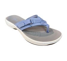 Clarks Cloudsteppers Womens Breeze Sea Flip Flops US Size 8 LAVENDER New in Box picture