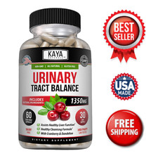 Urinary Tract Balance 1350mg 60ct D Mannose w/ Cranberry Bladder Control Health picture