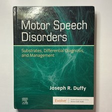 Motor Speech Disorders: - Hardcover, by Duffy PhD BC-ANCDS - Very Good picture