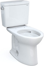 TOTO Drake Elongated 1.6 GPF Toilet with TORNADO FLUSH, Cotton White picture