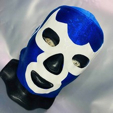 Blue World Order Blue Demon Wrestling Lucha Costume Mask Mascara Luchador picture