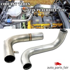 COOLANT TUBES FIT PETERBILT 379 STAINLESS STEEL UPPER & LOWER CAT C15 C16 3406E picture