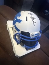 Barry Sanders DETROIT LIONS SIGNED AMP Riddell Speed Mini Helmet Schwartz Sports picture
