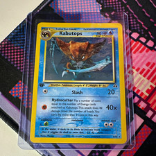 Pokémon TCG Kabutops 6/75 Neo Discovery 1st Edition Holo Rare English 2001 90HP picture