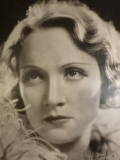 Vintage 1931 Actress Marlene Dietrich Hollywood Publicity Photo 11”x14” picture
