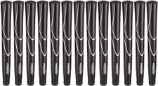 JumboMax Tour Series Swing Golf Grips Black & Silver Choose Size Quantity picture