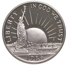 1986 S Proof Statue of Liberty Commemorative Half Dollar picture