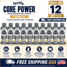 Core Power Elite High Protein Shake, Vanilla, 42g Bottle, 14oz, 12 Pack picture