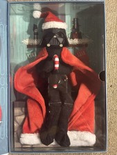 2026 Disney Parks Star Wars Santa Darth on A Hearth Darth Vader Plush Toy NEW picture