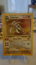 1999 Pokemon Fossil Kabutops Holo #9/62 WOTC LP picture