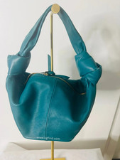 Bottega Veneta Double Knot – Teal Lamb Leather – Iconic Design – Excellent Condi picture