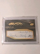 2009 UD Black Cut Signature Charlie Conerly (59/172) - Autograph  picture