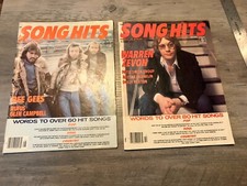 Song Hits Lot 2 VTG Music Magazine 70’s Lyrics Rock BEE GEES Warren Zevon picture