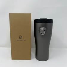 Porsche Matte Gray Thermal Mug 450ml Stainless Steel Travel Cup picture