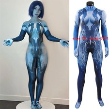 Game Halo Cortana Cosplay Costume Bodysuit Kid Adult Halloween Catsuits Zentai picture