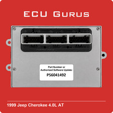 1999 Jeep Cherokee 4.0L AT Engine Computer P56041492 