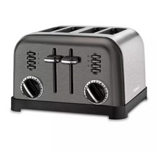 Cuisinart Classic Metal 4-Slice Toaster, Brushed Black Stainless  CPT-180BKSP1 picture