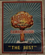 Vintage Atomic Firecracker Label picture