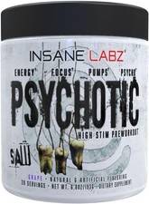 Psychotic SAW Extreme Hi-Energy Pre-Workout 30 Servings 5 Flavors NEW FAST SHIP picture