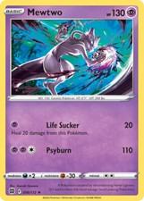 Mewtwo 056/172 Rare Brilliant Stars Pokemon TCG picture