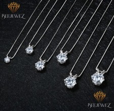 1-3ct Round Cut GRA Certified Moissanite VVS1/D Solitaire Pendant 14K White Gold picture