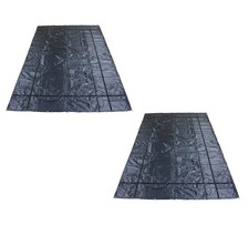 2 PK 12'x20' Heavy Duty Smoke Tarp for Flatbed Truck 18 Oz Vinyl Load Coverin... picture