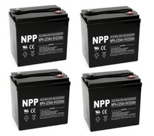 NPP NP6-225Ah (4Pcs) 6V 225Ah AGM Battery For Golf Cart RV Trolling Motor Solar picture