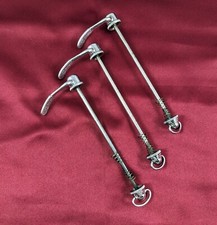 VTG Campagnolo Super Record Rear QR Skewer Brev Camp 150mm Curved Lever D-Ring picture