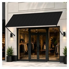 Kozyard Adjustable Door Window Awning – 4-Level Tilt 108