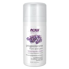 NOW FOODS Progesterone from Lavender Balancing Skin Cream 3 oz, Natural from yam picture