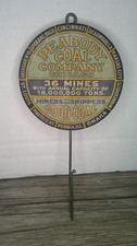 Peabody Coal Co. advertising bill or receipt hook 36 mines Peoria, Ill.        N picture
