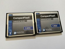Lot of 2pcs 1gb WINTEC MADE USA CF I compactflash memory cards *For older CF cam picture
