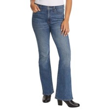 Vintage America Ladies' Bootcut Jean Mid-Rise Stretch Denim Blue Color Size 12 picture